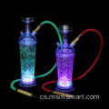 Vlastní nejnovější design led kapesní shisha plastová mini vodní dýmka